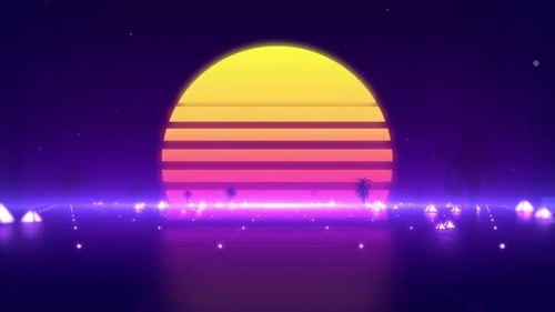 Retro Sci-Fi Background