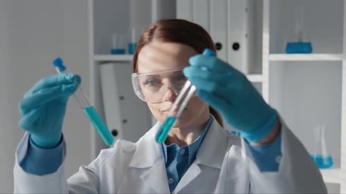 Un monde de chimie et de biotechnologie où les expériences et les analyses ouvrent la voie aux avancées médicales