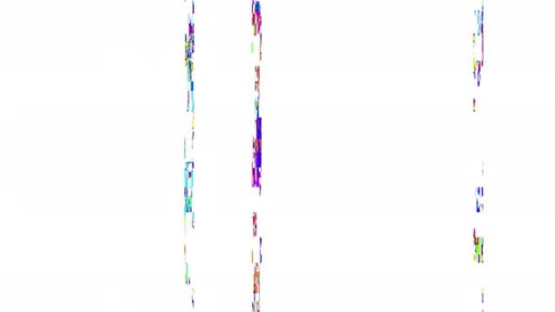 Digital Glitch Transition Lines Overlay