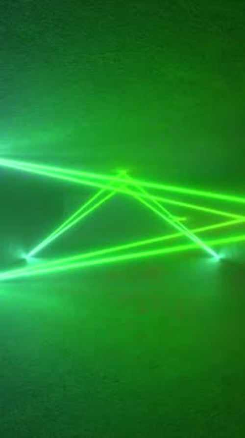 Dynamic Neon Laser Geometric Lines Tunnel Vertical Background