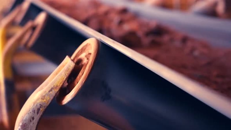 Rocks Slowly Moving from the Splinter s Belt, Industrial Stock Footage ...