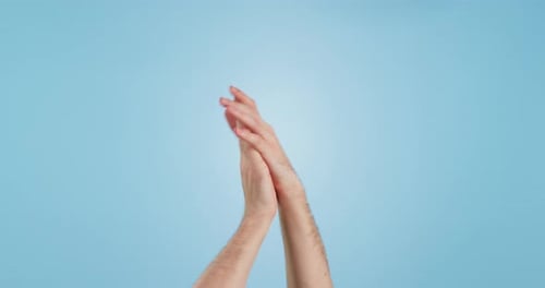 Hands, applause in audience and support for win, congratulations on news