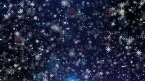 Winter Christmas Background Loop