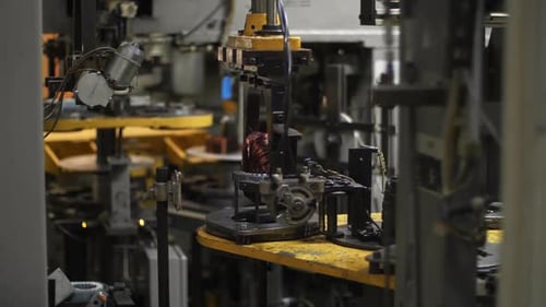 Automatische Herstellung von Kupferdrahtmotoren