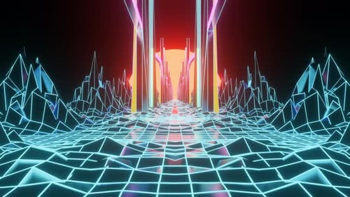Sci Fi Retro Vj Loop