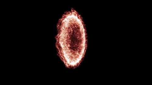 Abstract Fiery Particle Reveal