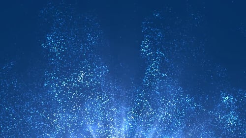 Magic Christmas Particles Background