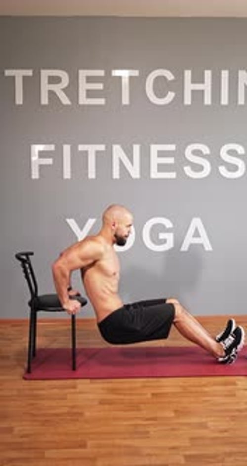 The Trainer Shows the Technique for Correct Execution of the Exercise