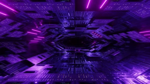 Scifi corridor Seamless Loop