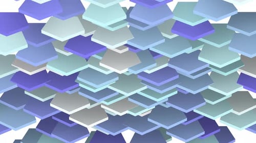 Fundo abstrato azul, branco com formas geométricas abstratas Padrão abstrato