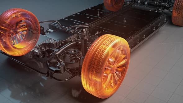 High Performance EV Powertrain Components, Backgrounds Motion Graphics ...