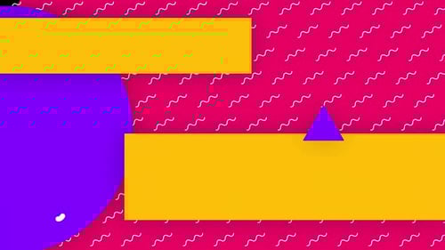 Dynamic Geometric Shapes Motion Graphics Abstract Reveal