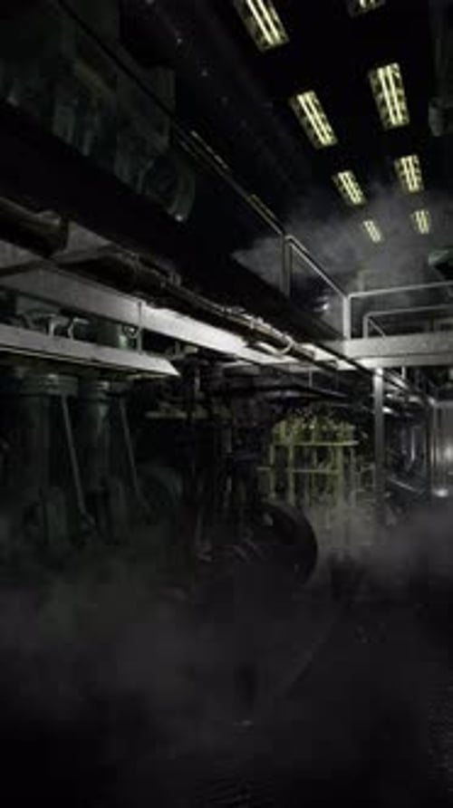 Exploring the Hidden Depths of an Engine Room Filled with Mystery and Power