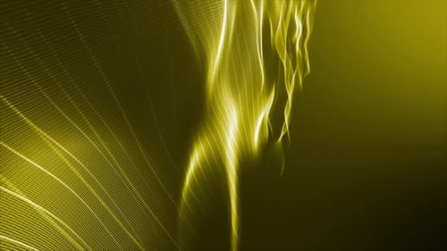 Abstract Glowing Digital Wave Lines Particle Background