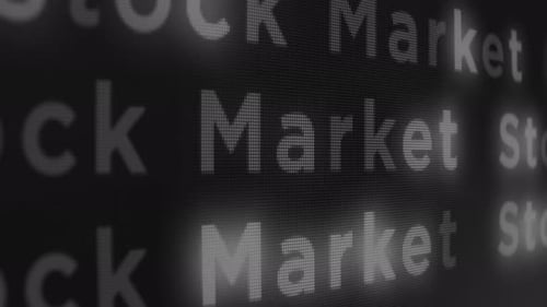 Stock Market Grid Screen Motion Background
