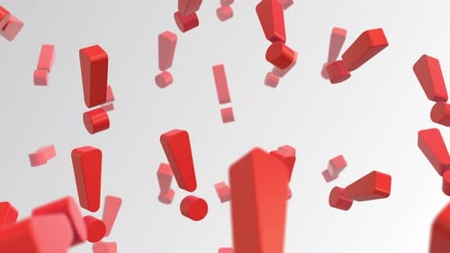 Exclamation Mark background animation