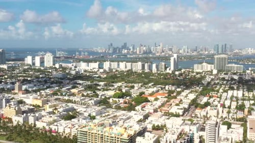 Aerial view of Miami