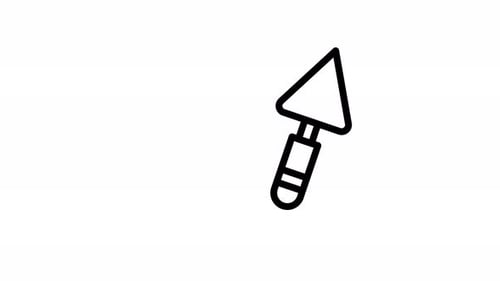 Animation Trowel Tool Icon