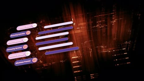 Futuristic Data Matrix Simulation Background 08