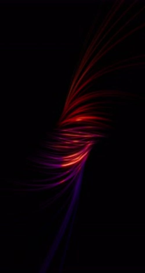 Abstract Swirling Glowing Light Lines Background Animation
