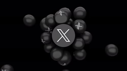 Abstract 3D Spheres Logo Reveal Animation