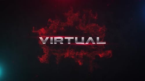 Virtual 4K Text Animation