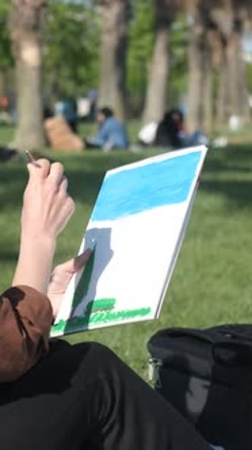 Artist Girl Painting