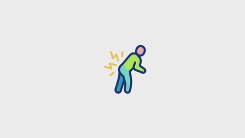 Icono animado de dolor de espalda V1