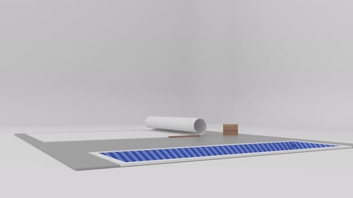 Representación 3D 4K de proyecto de construcción de viviendas