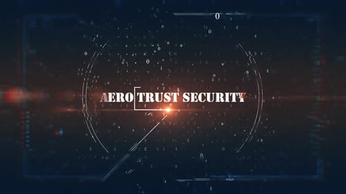Futuristic Glitch Security Text Reveal Animation