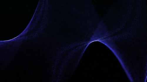Blue Glowing Particles Animation Loop