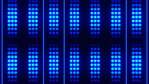 Blue Concert Led Light Wall Background Vj Loop In 4K