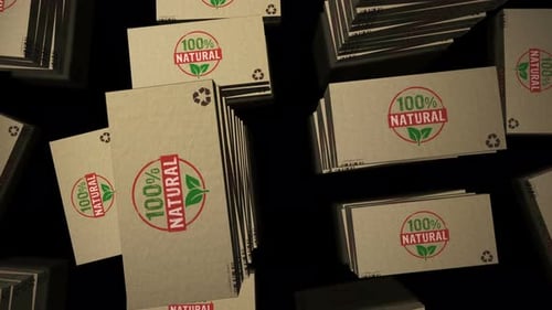 100 percent natural box pack loop