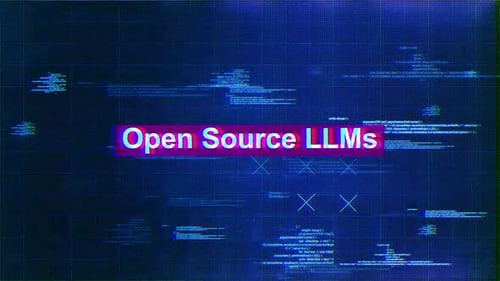 Glitch Text Reveal on Digital Code Background