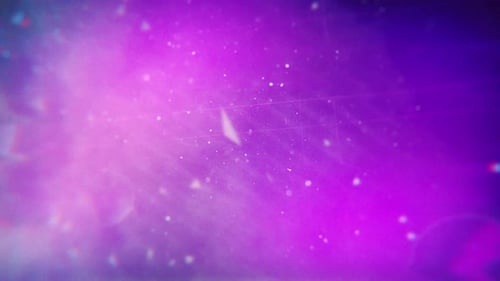 Ethereal Abstract Particle Background with Glowing Orbs
