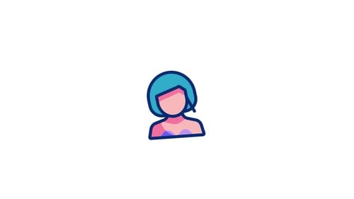 Minimalist User Profile Icon Animation
