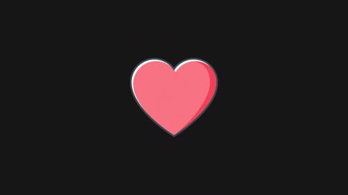 Animated Red Heart Love Pulse Icon