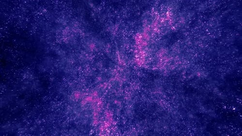 Abstract Glitter Particles Flying Through Space Animation
