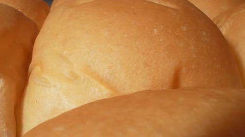 Close Up of Freshly Baked Bread Rolls