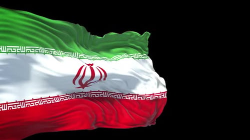 Iran Flag with Alpha Channel
