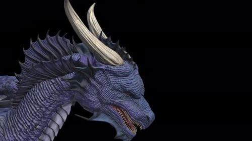 Dragon's Face : Idle Animation