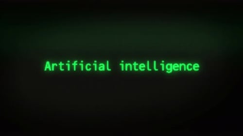 Saisie de texte par intelligence artificielle sur l'écran d'affichage