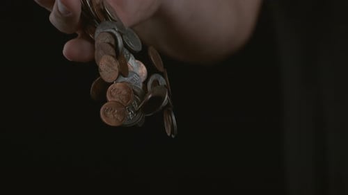 Hand Dropping Coins in ; on Phantom Flex At