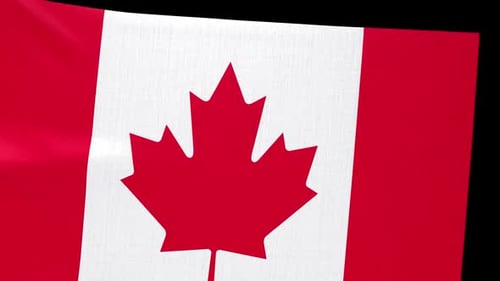 Canada Flag Transition Alpha
