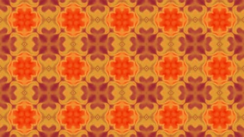 Orange Farbsymmetrie Muster wiederholen Kaleidoskop