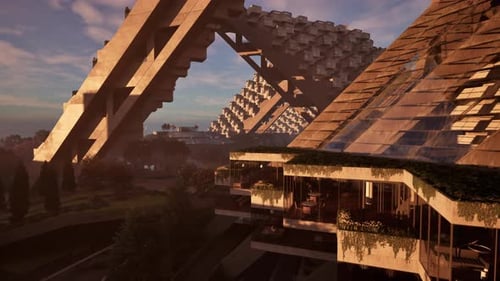 Una fachada verde de un edificio cubierto de exuberantes plantas y enredaderas