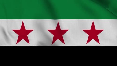 Neuer Rundkurs mit syrischer Flagge