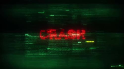 Digital Code Glitch Reveals Content Animation