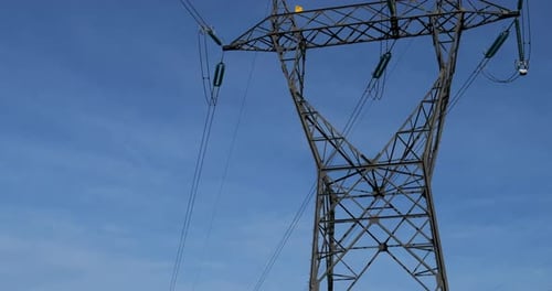 Stromleitung, Hochspannung in Frankreich