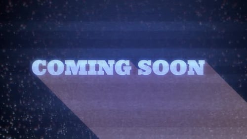 Coming Soon Glitch Text Reveal Animation